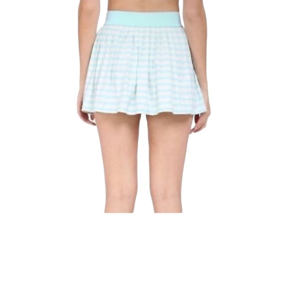 🌺KATE SPADE Mini Skirt Nahant Shore Beach Coverup Blue White Size Large🌺 - Picture 2 of 4